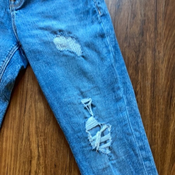 Old Navy distressed rockstar super skinny high rise jeans size 4 - Picture 7 of 10